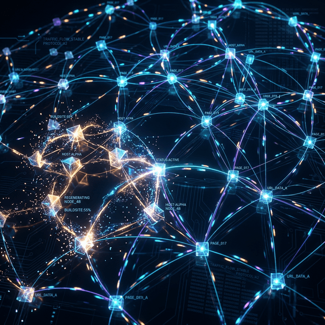 Dynamic routing and static regeneration visualization
